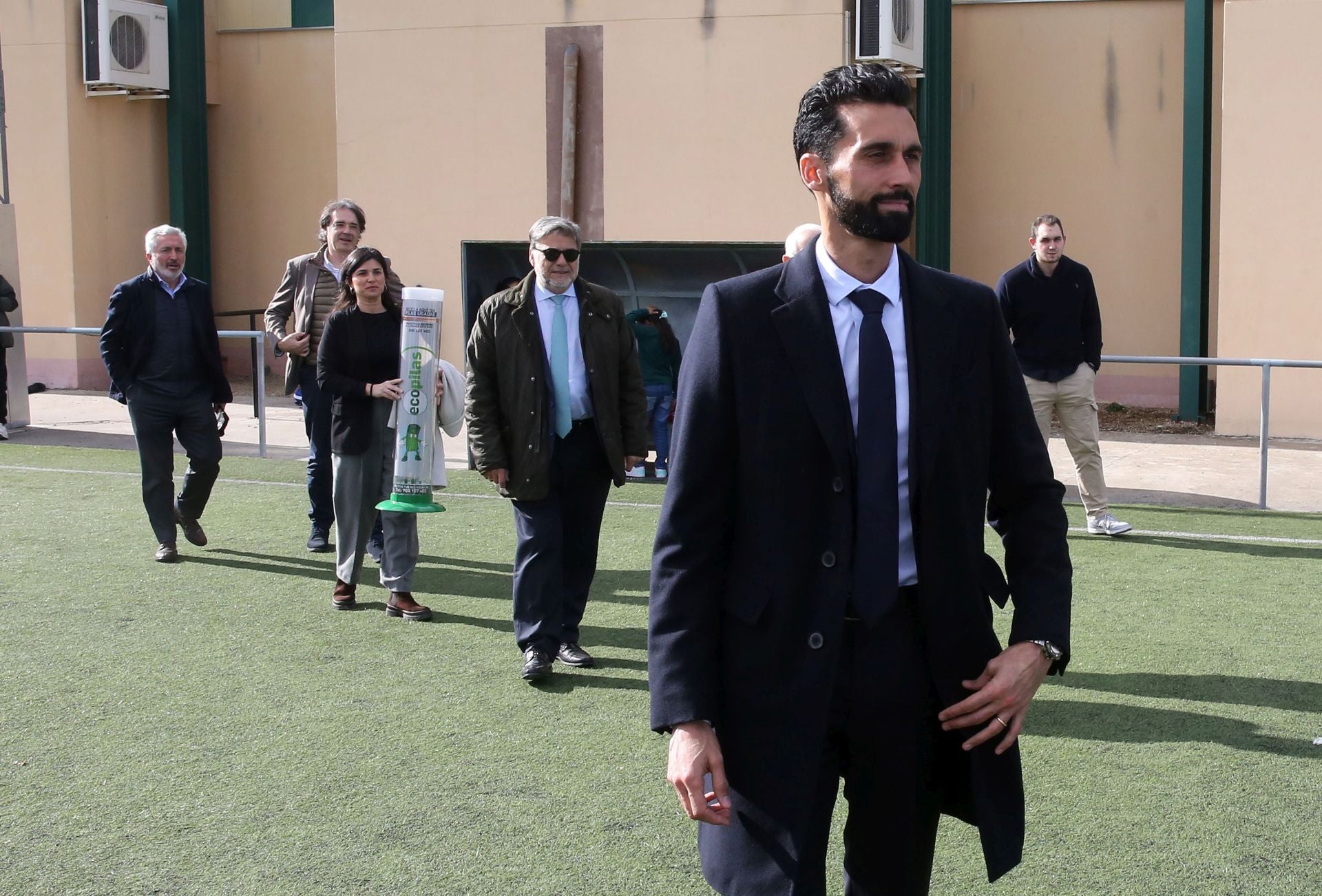 Fotos de la visita de Álvaro Arbeloa a Segovia