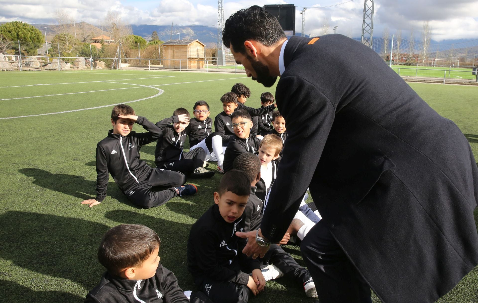 Fotos de la visita de Álvaro Arbeloa a Segovia