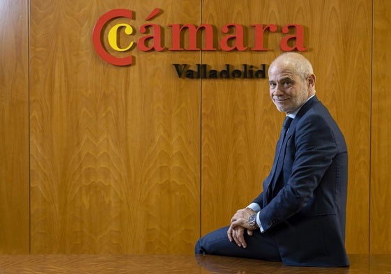 El presidente de la Cámara de Comercio de Valladolid, Víctor Caramanzana.