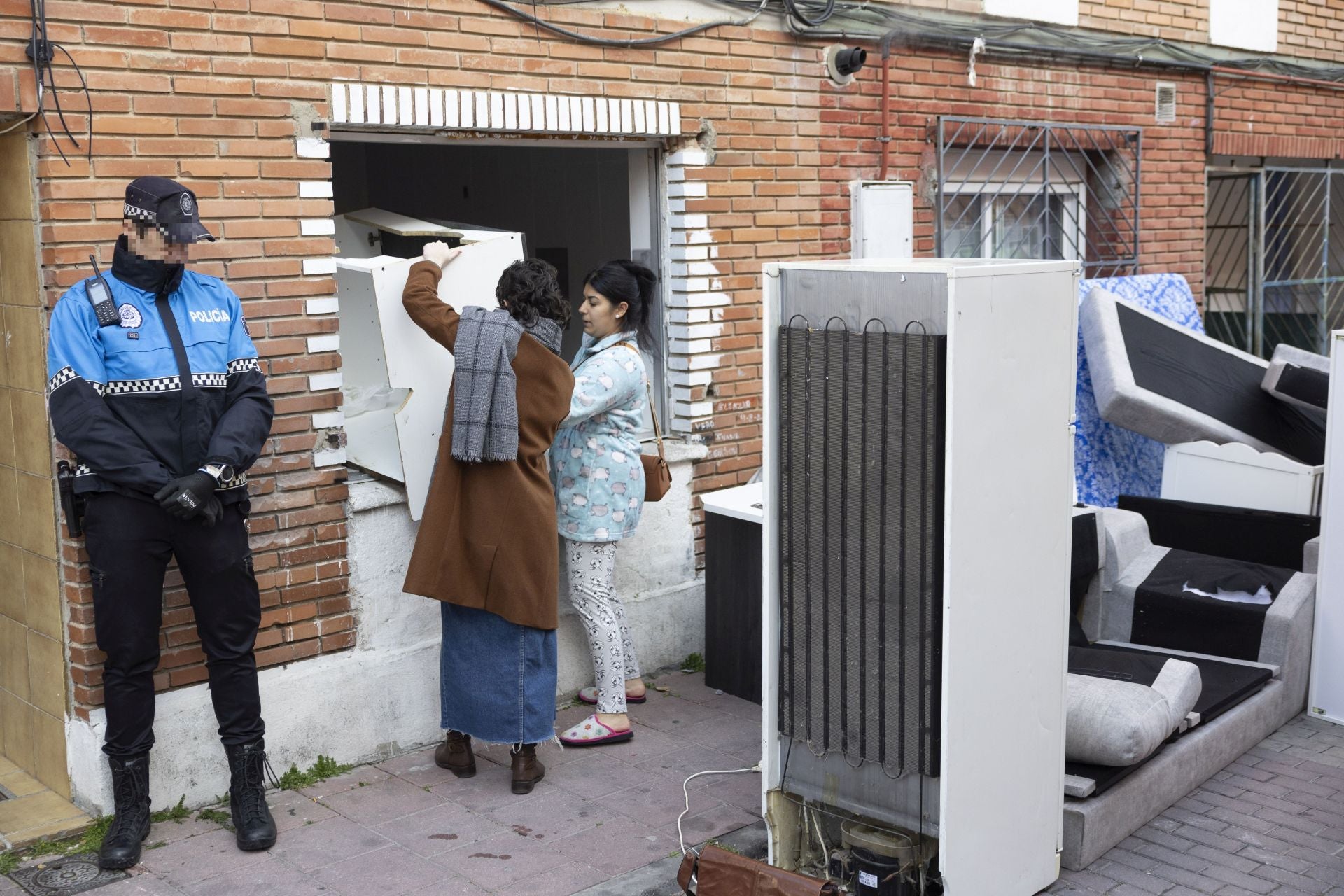 Desahucio de Verónica en el Barrio España