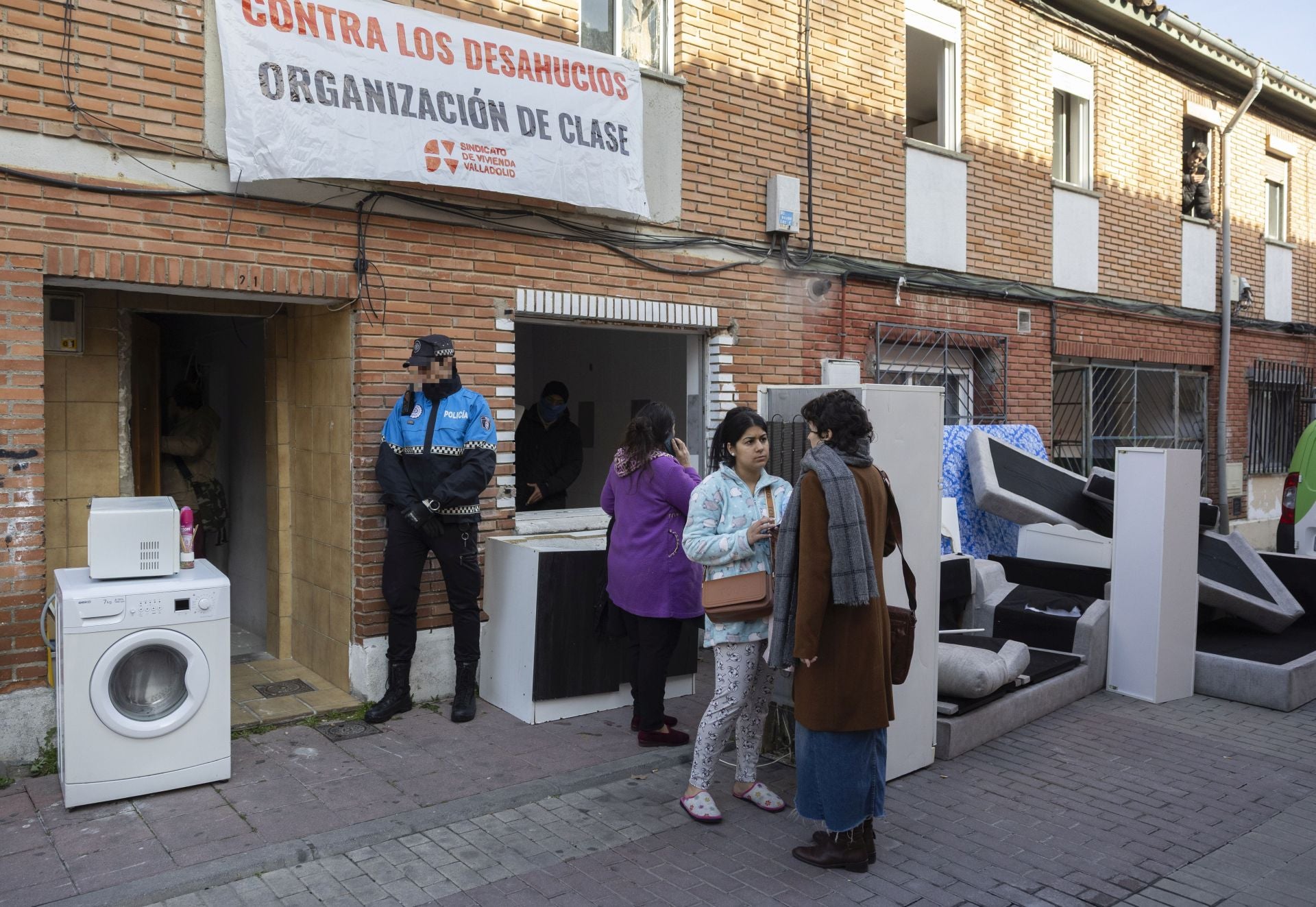 Desahucio de Verónica en el Barrio España