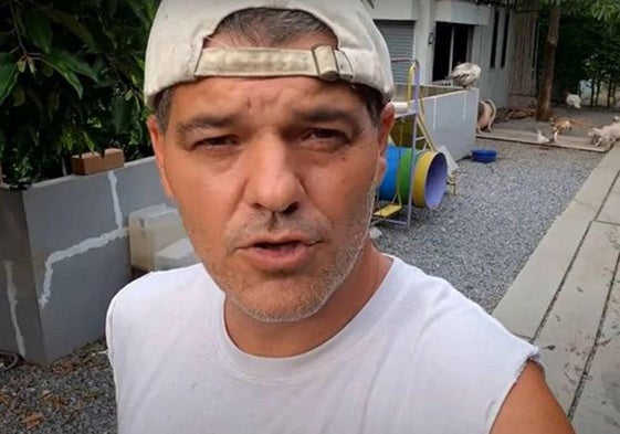 El herpetólogo Frank Cuesta.