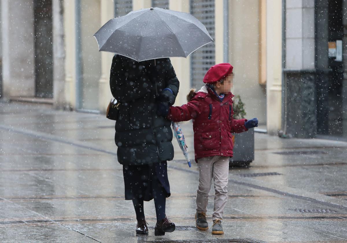La nieve llega a Palencia