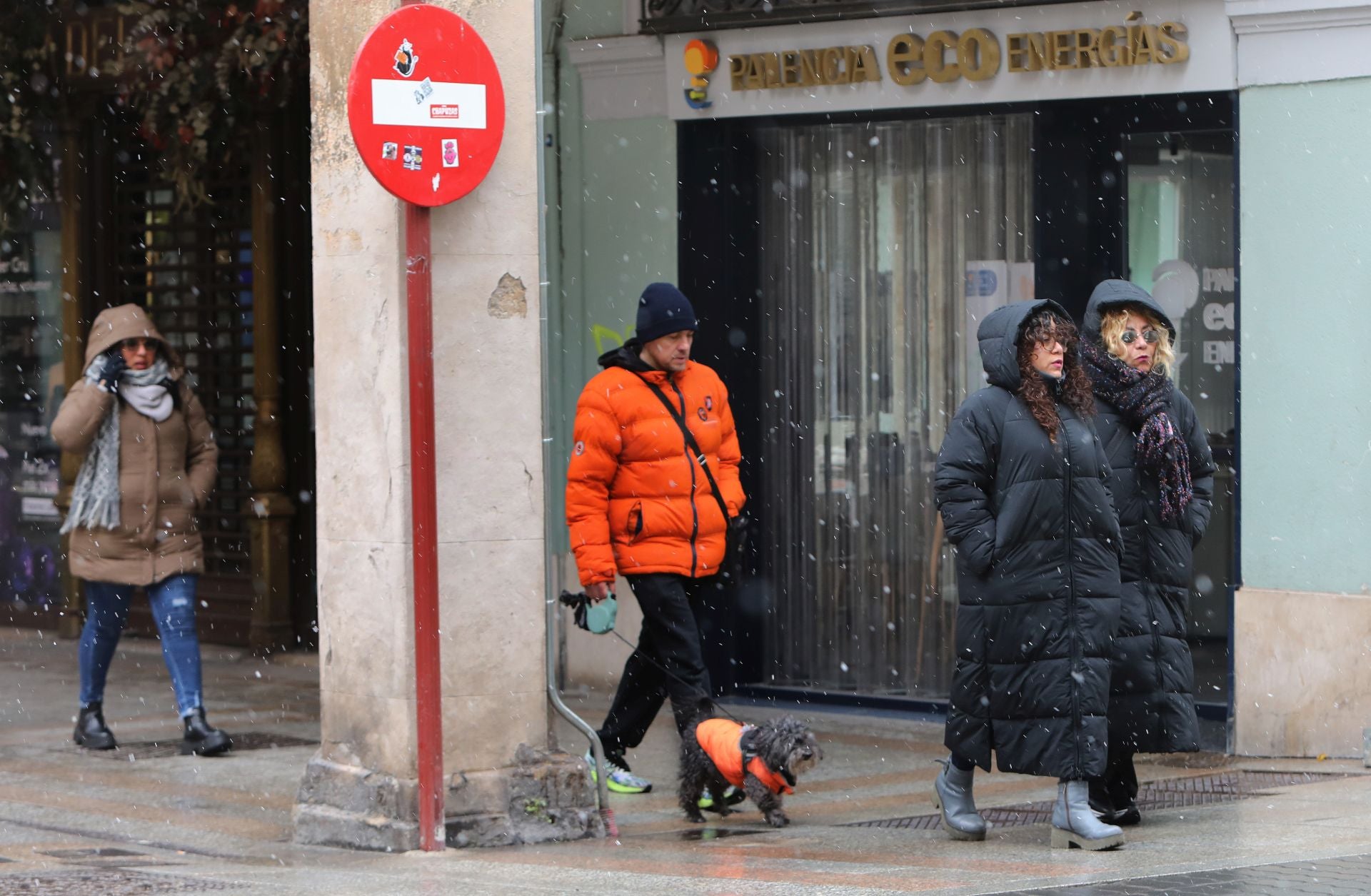 La nieve llega a Palencia