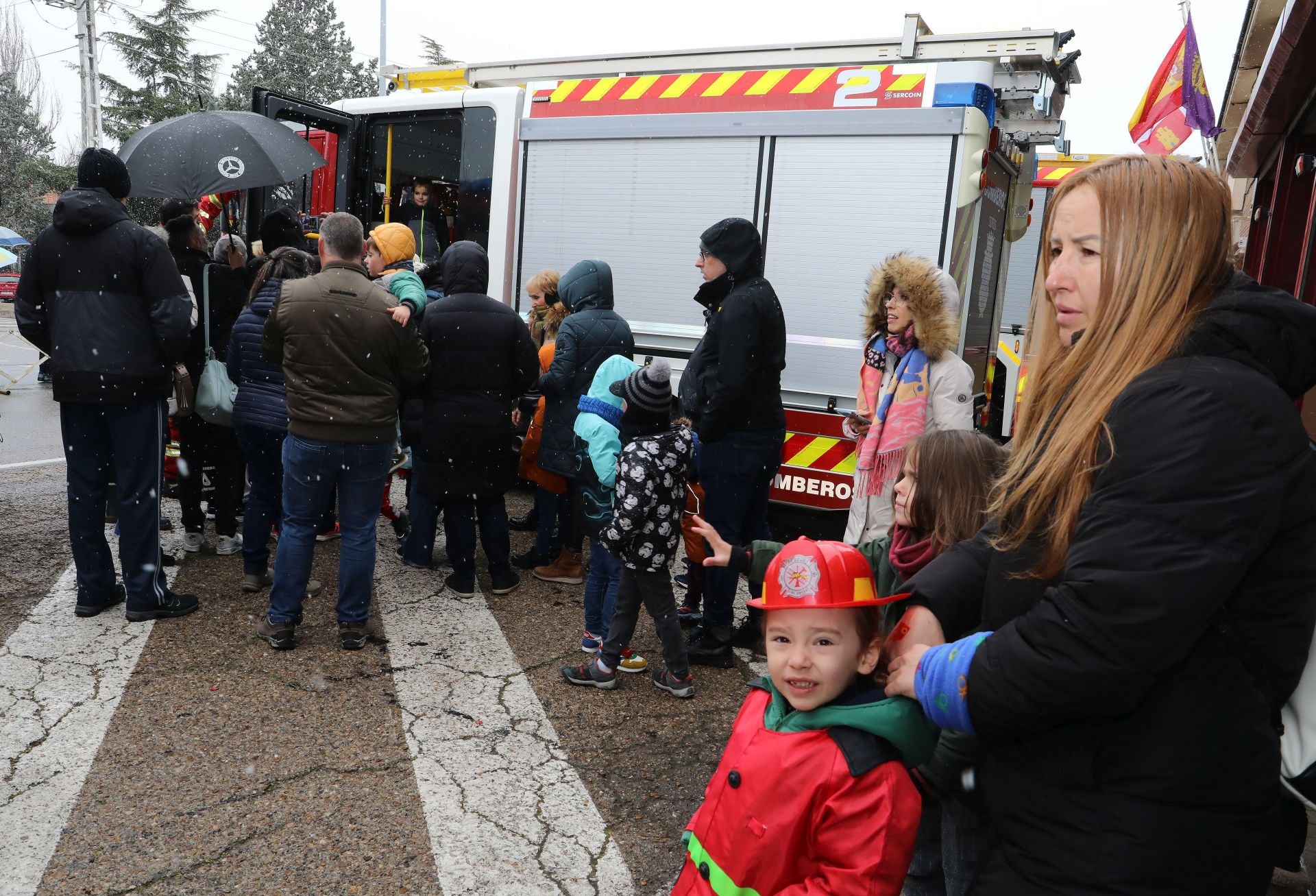 Jornada de puertas abiertas en el Parque de Bomberos de Palencia