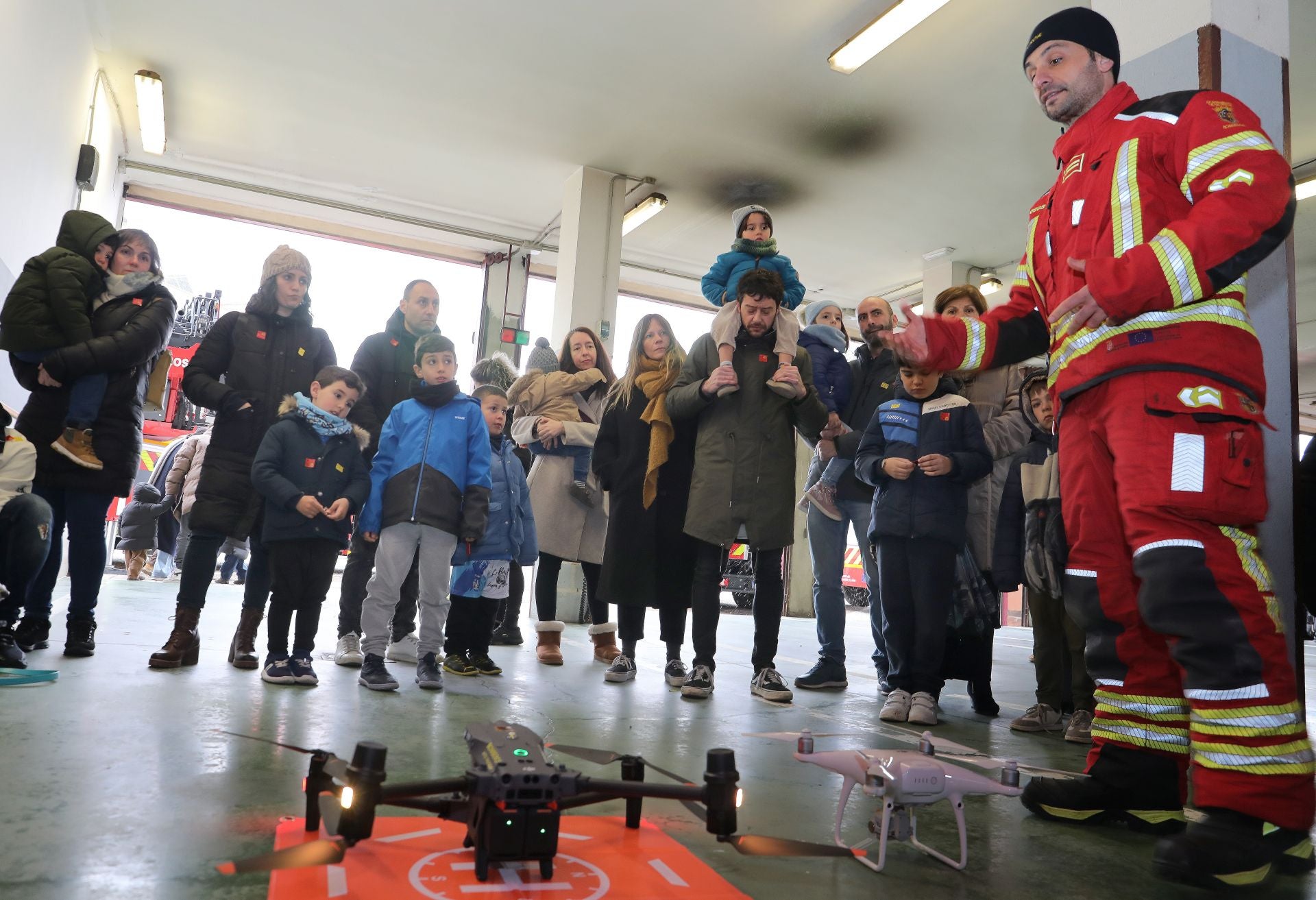 Jornada de puertas abiertas en el Parque de Bomberos de Palencia