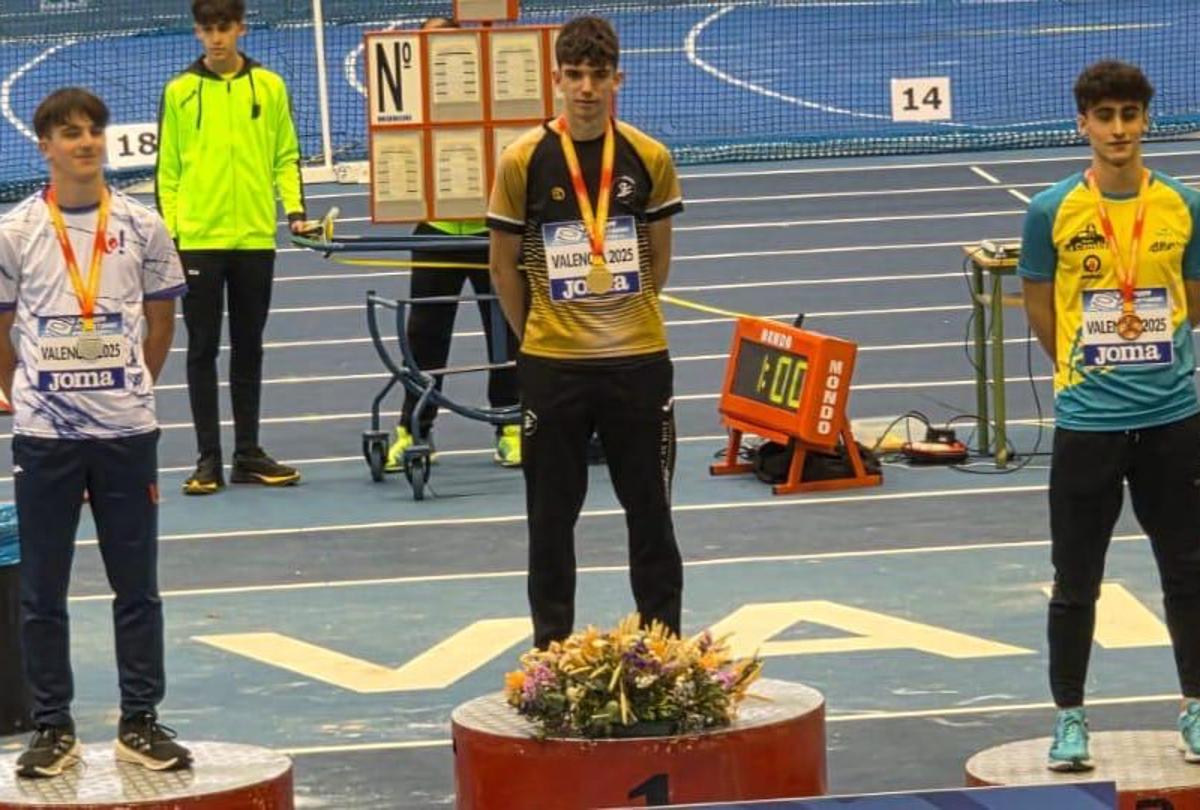 Imagen secundaria 1 - Castilla y León suma siete medallas en el Nacional sub-18 de Valencia