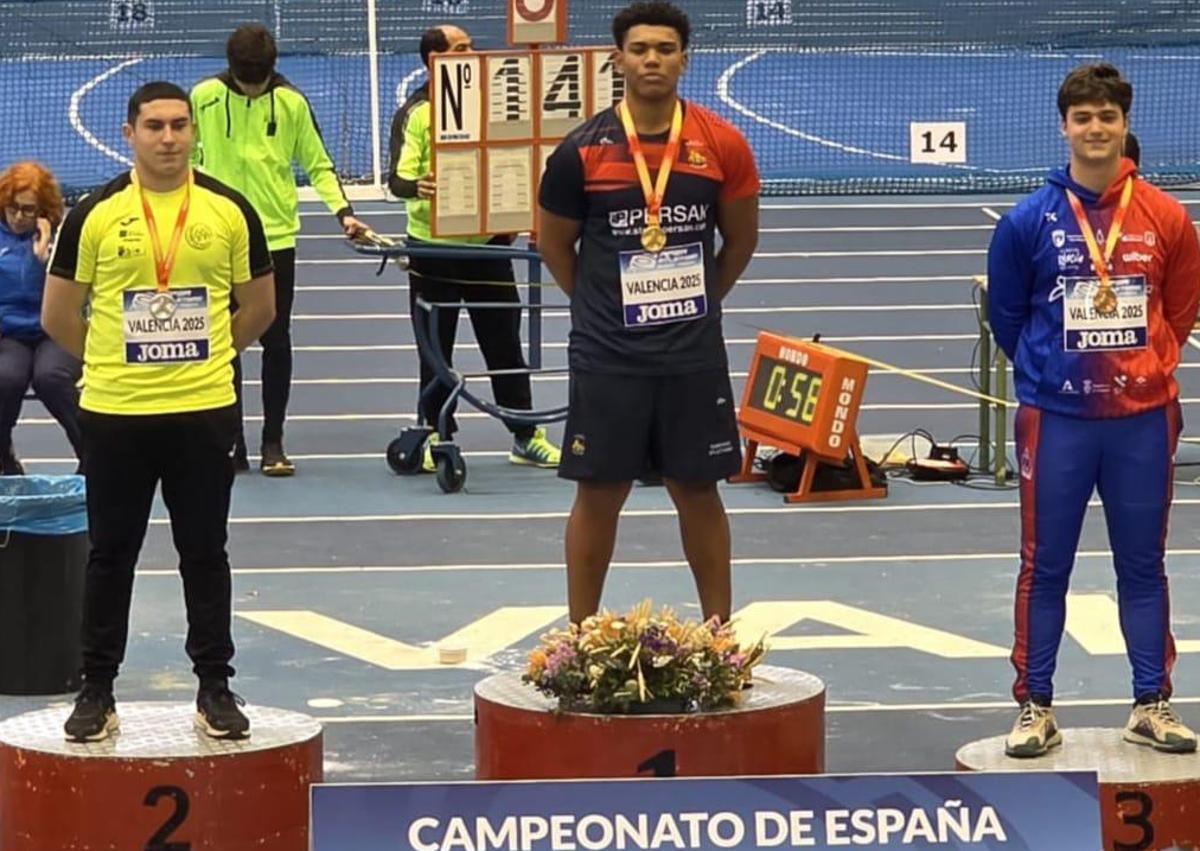 Imagen secundaria 1 - Castilla y León suma siete medallas en el Nacional sub-18 de Valencia