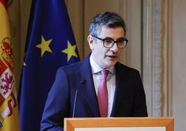 El ministro de la Presidencia, Justicia y Relaciones con las Cortes, Félix Bolaños.