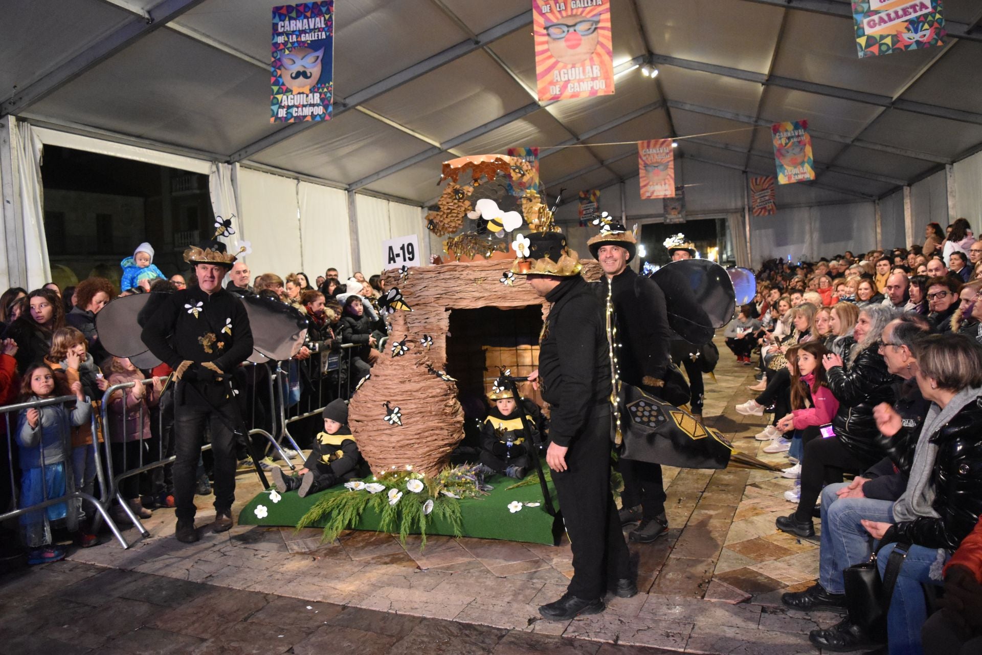 Aguilar de Campoo desfila de nuevo como despedida