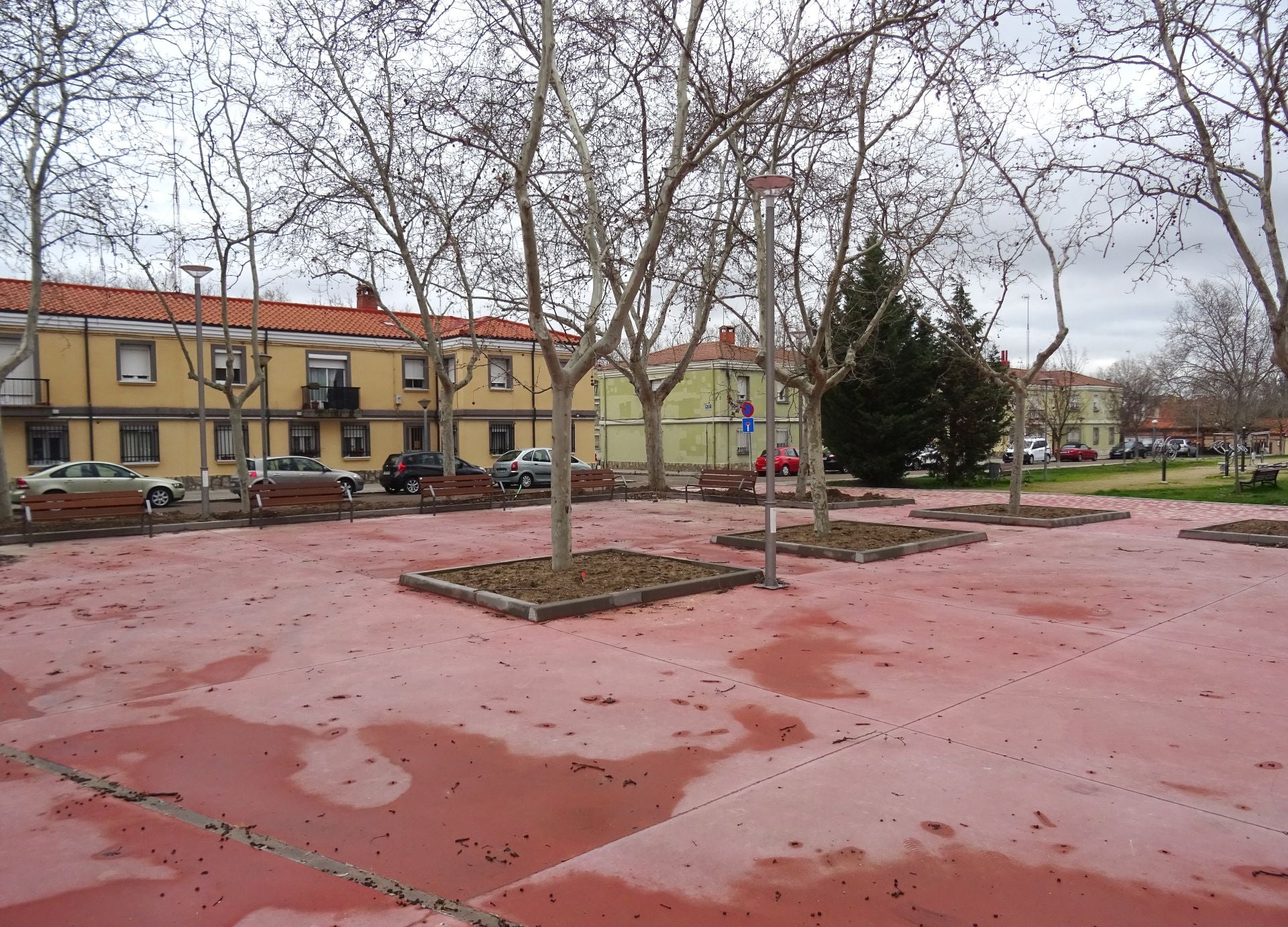 Así luce la restauración de la Plaza del Marqués de Suances