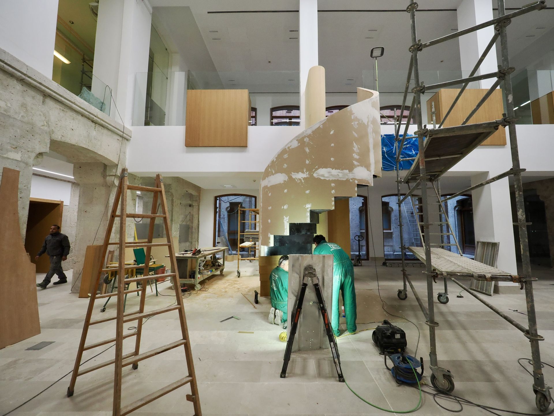 Las imágenes de las obras del ayuntamiento de Valladolid