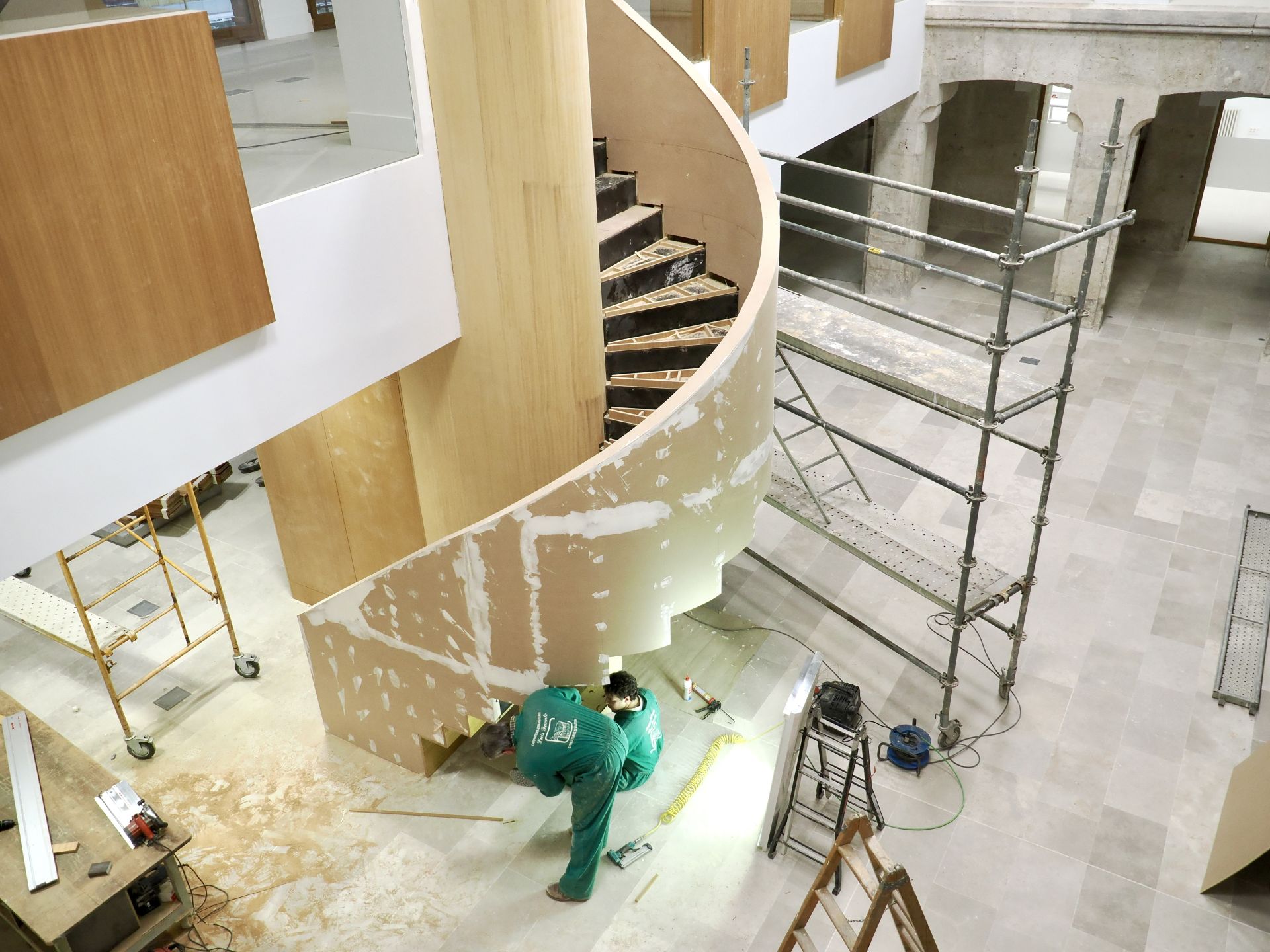 Las imágenes de las obras del ayuntamiento de Valladolid