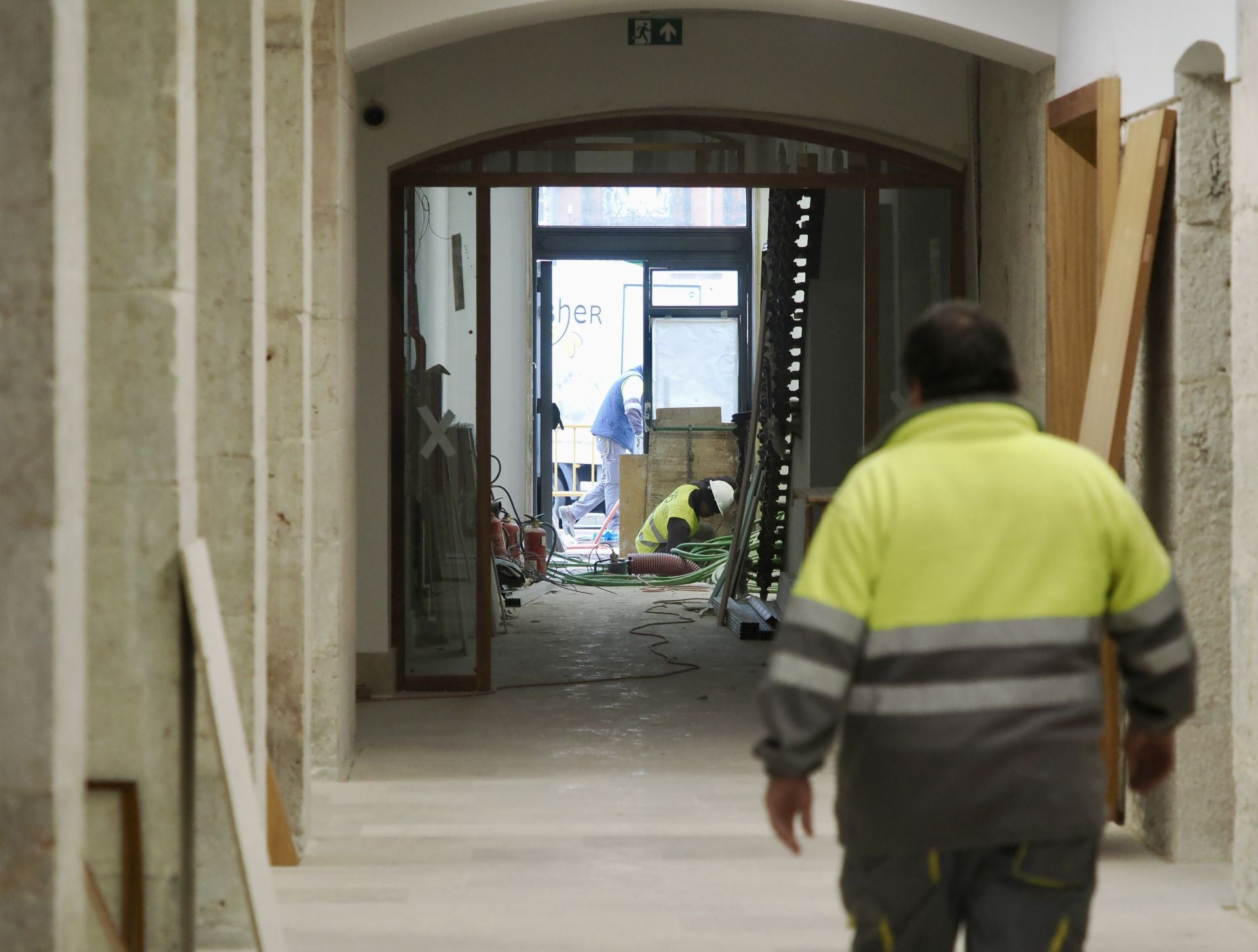 Las imágenes de las obras del ayuntamiento de Valladolid