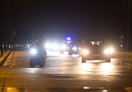 Fotografía de los coches en el polígono de El Brizo