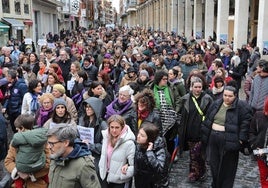 Palencia se tiñe de morado por el 8M