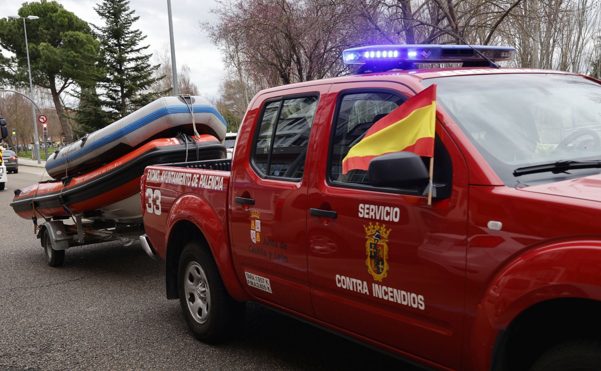 Los bomberos de Palencia festejan a su patrono