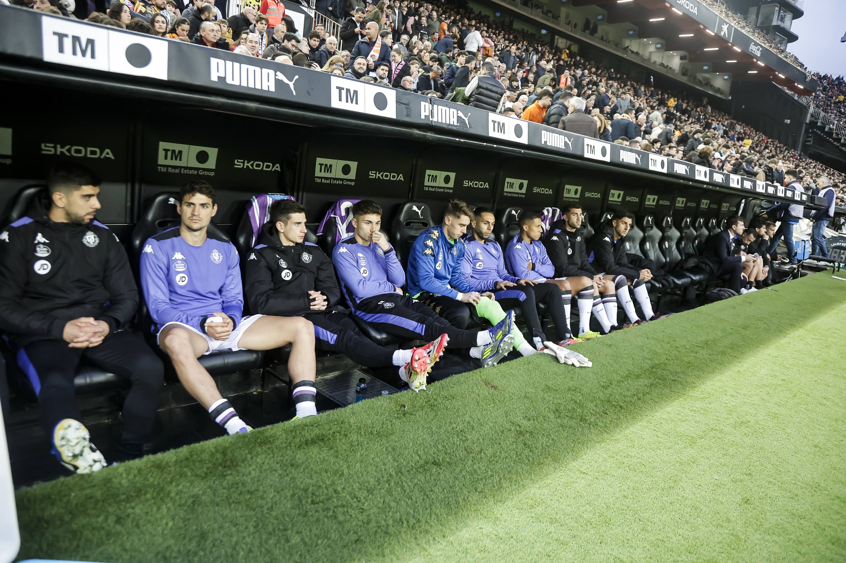 Las imágenes de la derrota del Pucela en Valencia