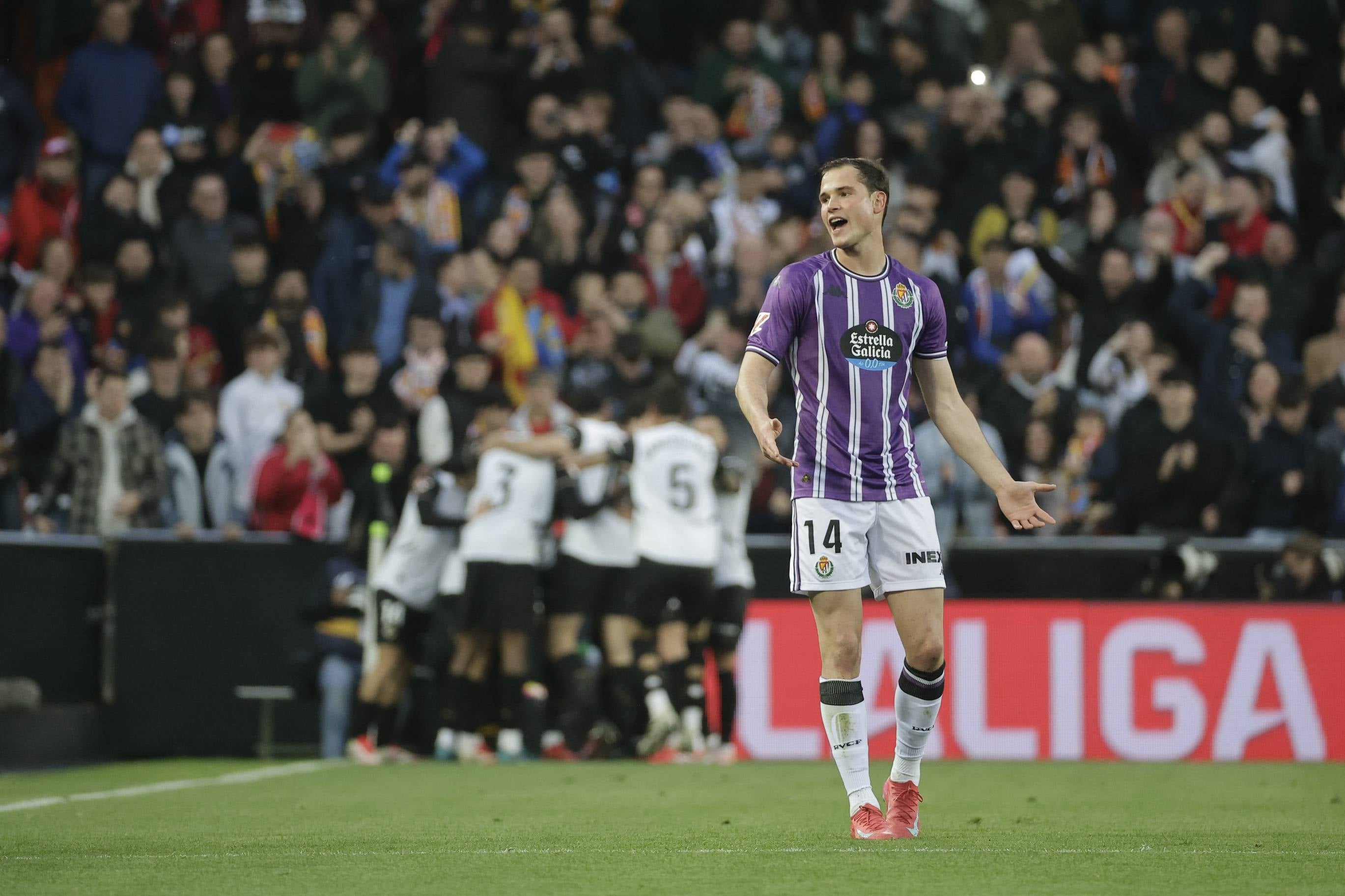 Las imágenes de la derrota del Pucela en Valencia