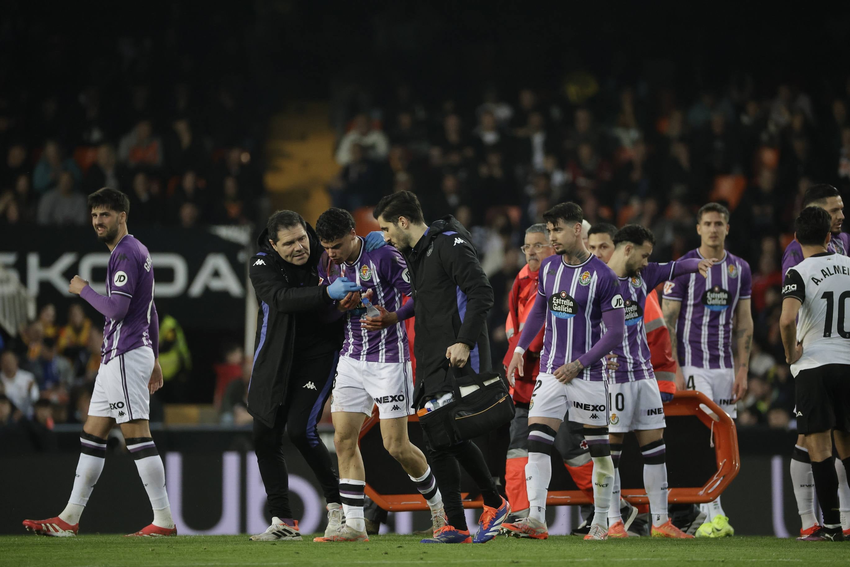 Las imágenes de la derrota del Pucela en Valencia