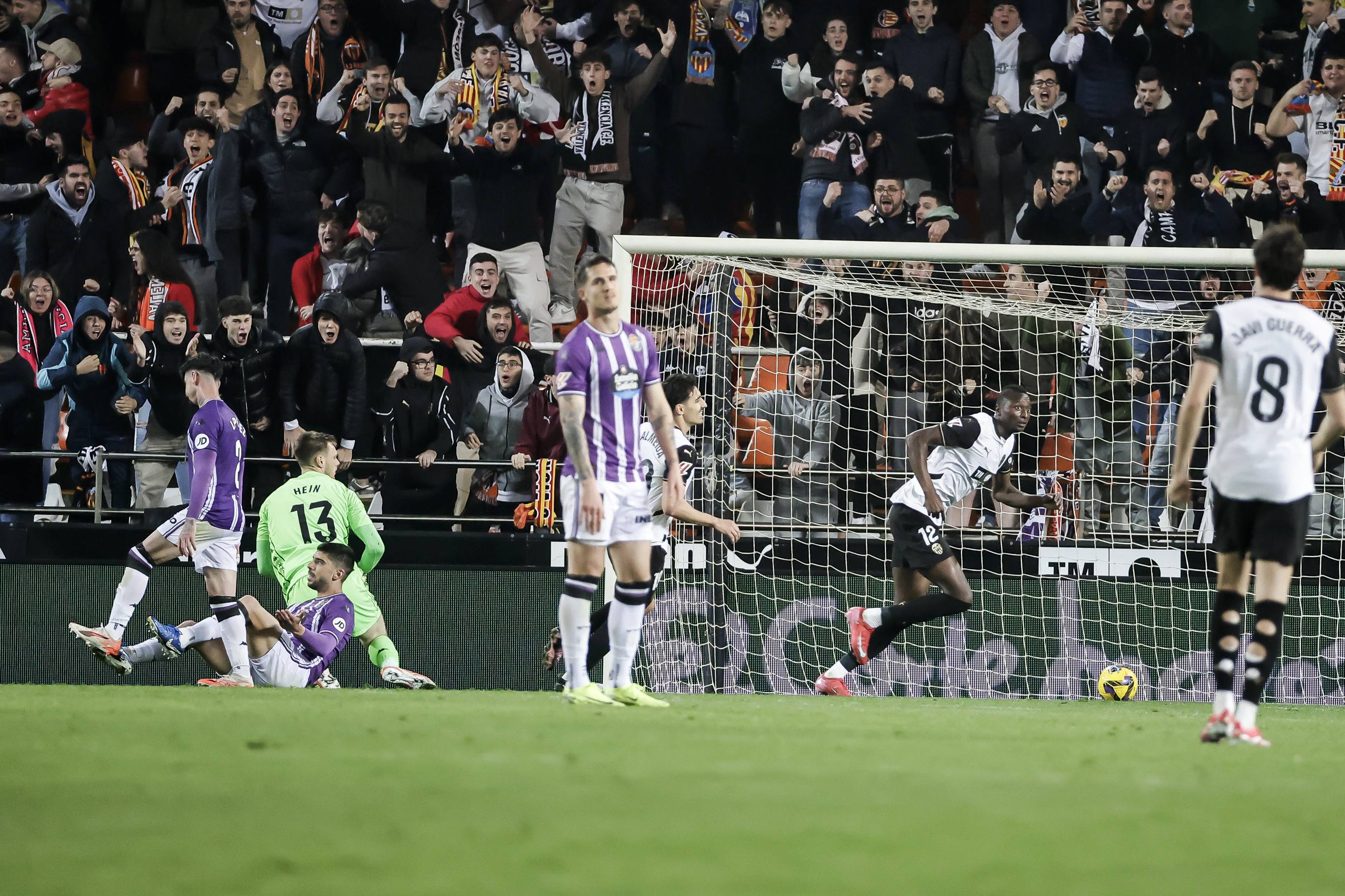 Las imágenes de la derrota del Pucela en Valencia