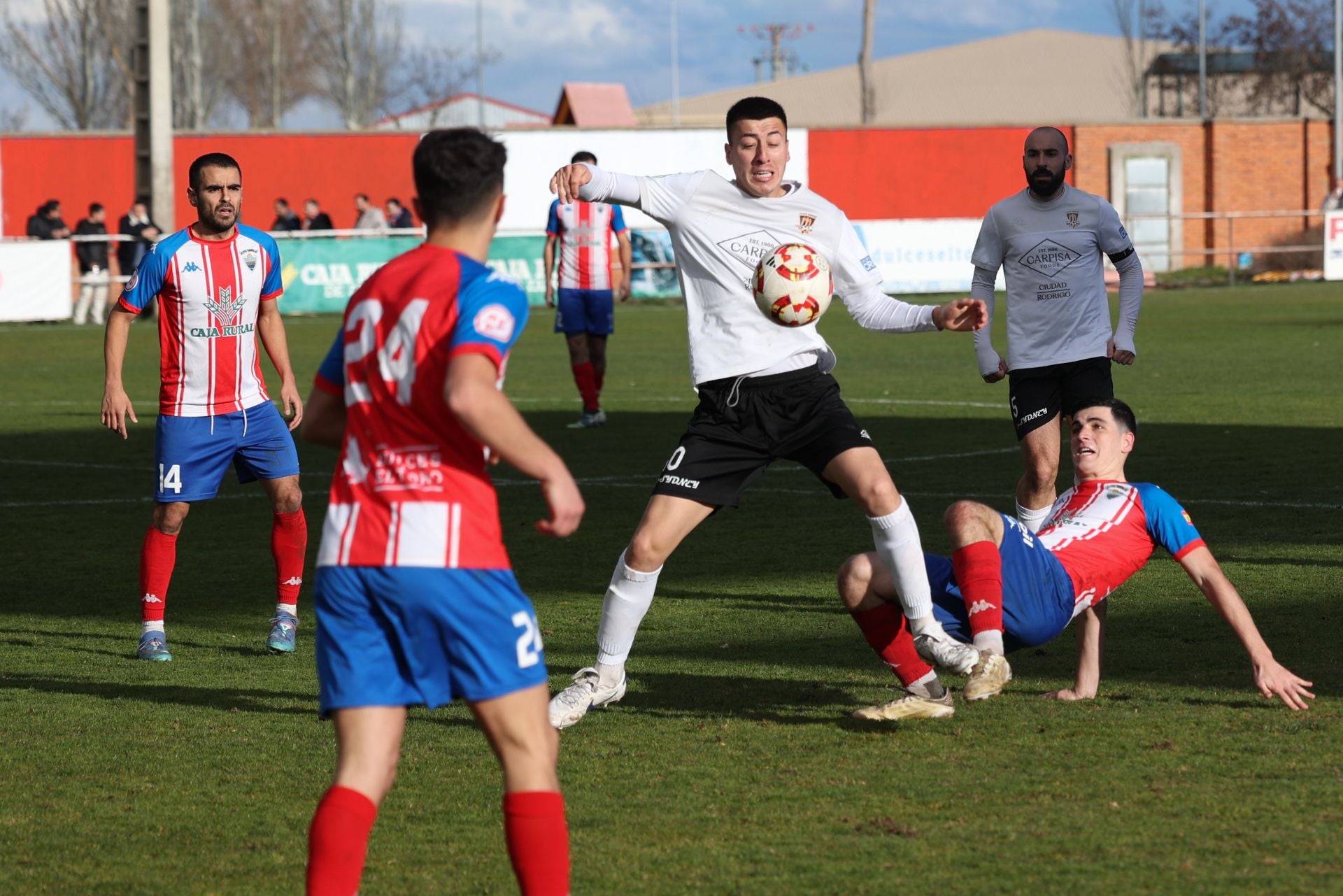 Las imágenes del triunfo del Tordesillas frente al Ciudad Rodrigo por dos goles