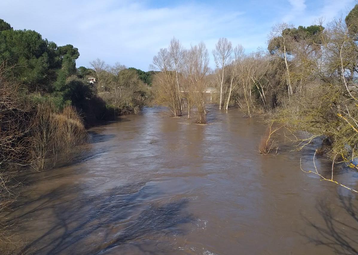 Imagen secundaria 1 - Diferentes zonas afectadas por la crecida en Villanueva de Duero.