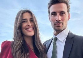 Lidia Torrent y al ex futbolista Jaime Astrain, en una imagen de archivo.