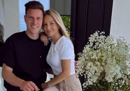 Ter Stegen y Daniela Jehle, en una imagen de archivo.