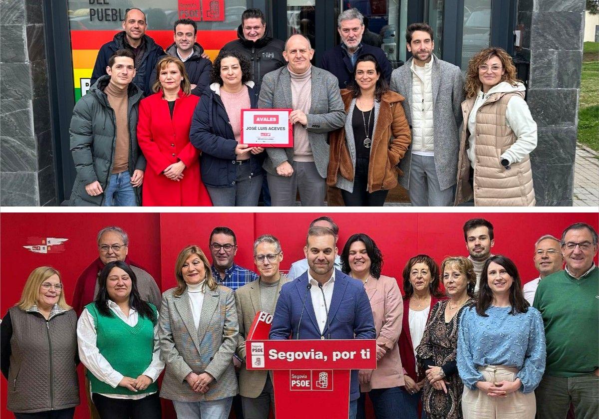 Aceves y Lavandera ya son candidatos oficiales a liderar el PSOE provincial
