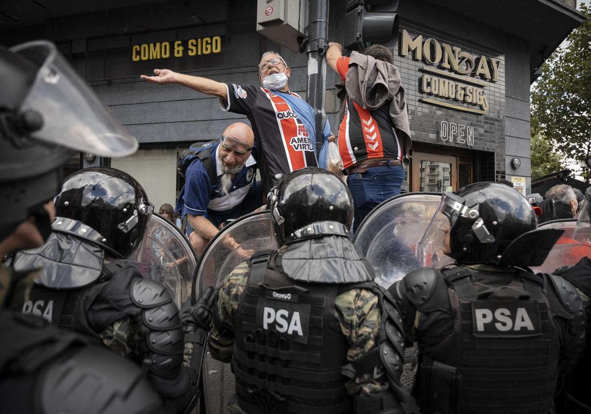 La represión de Milei