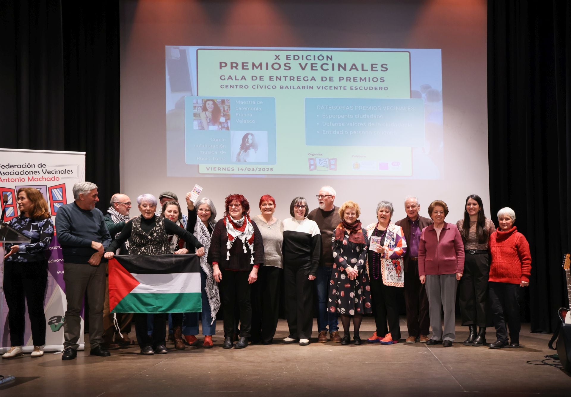 Las imágenes de la X edición de los premios vecinales de la Federación Antonio Machado