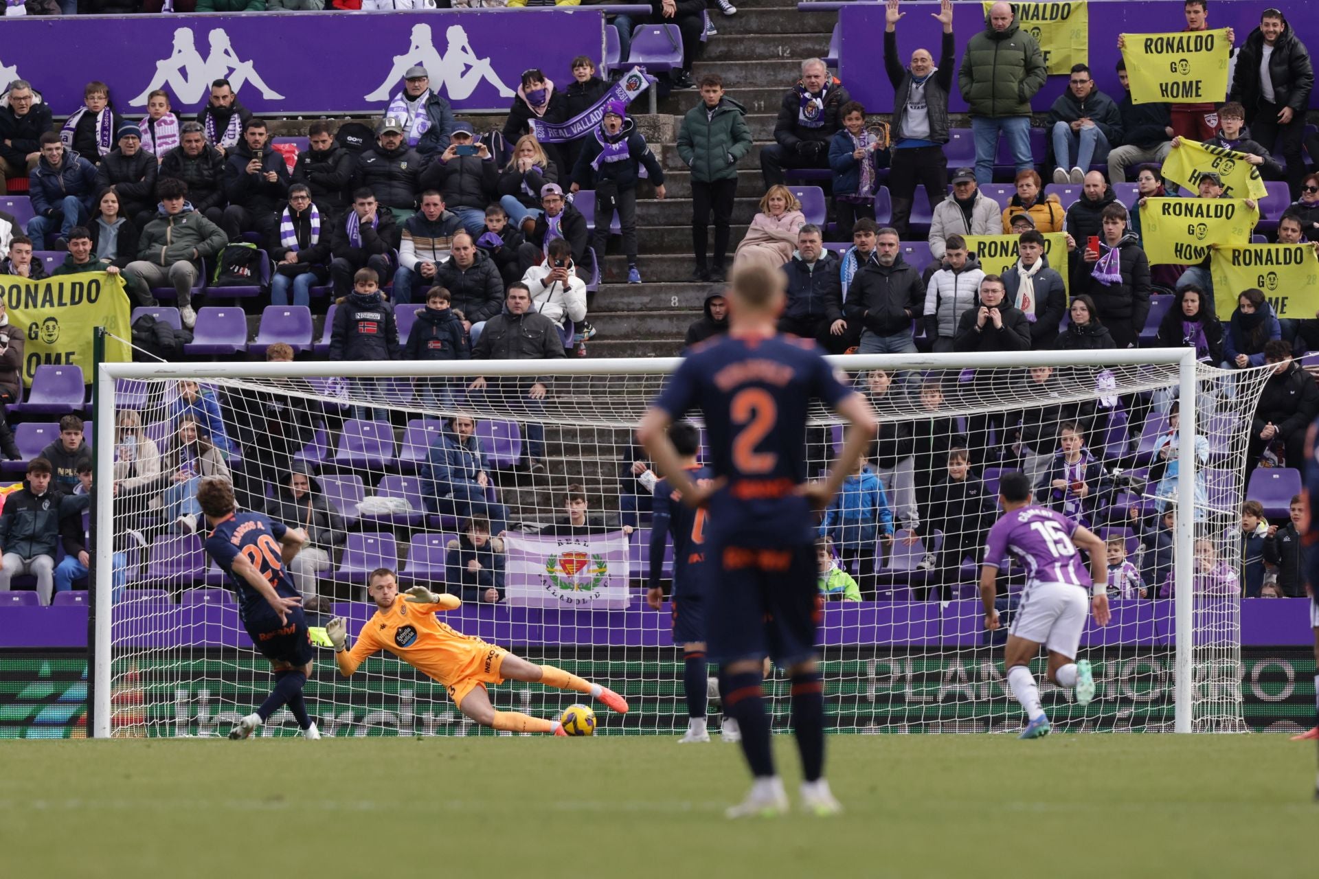 Las mejores imágenes del partido del Real Valladolid
