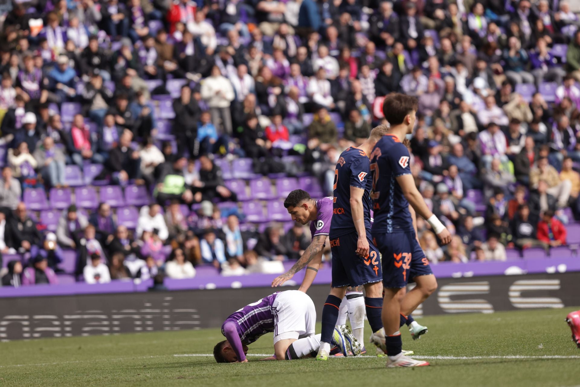 Las mejores imágenes del partido del Real Valladolid