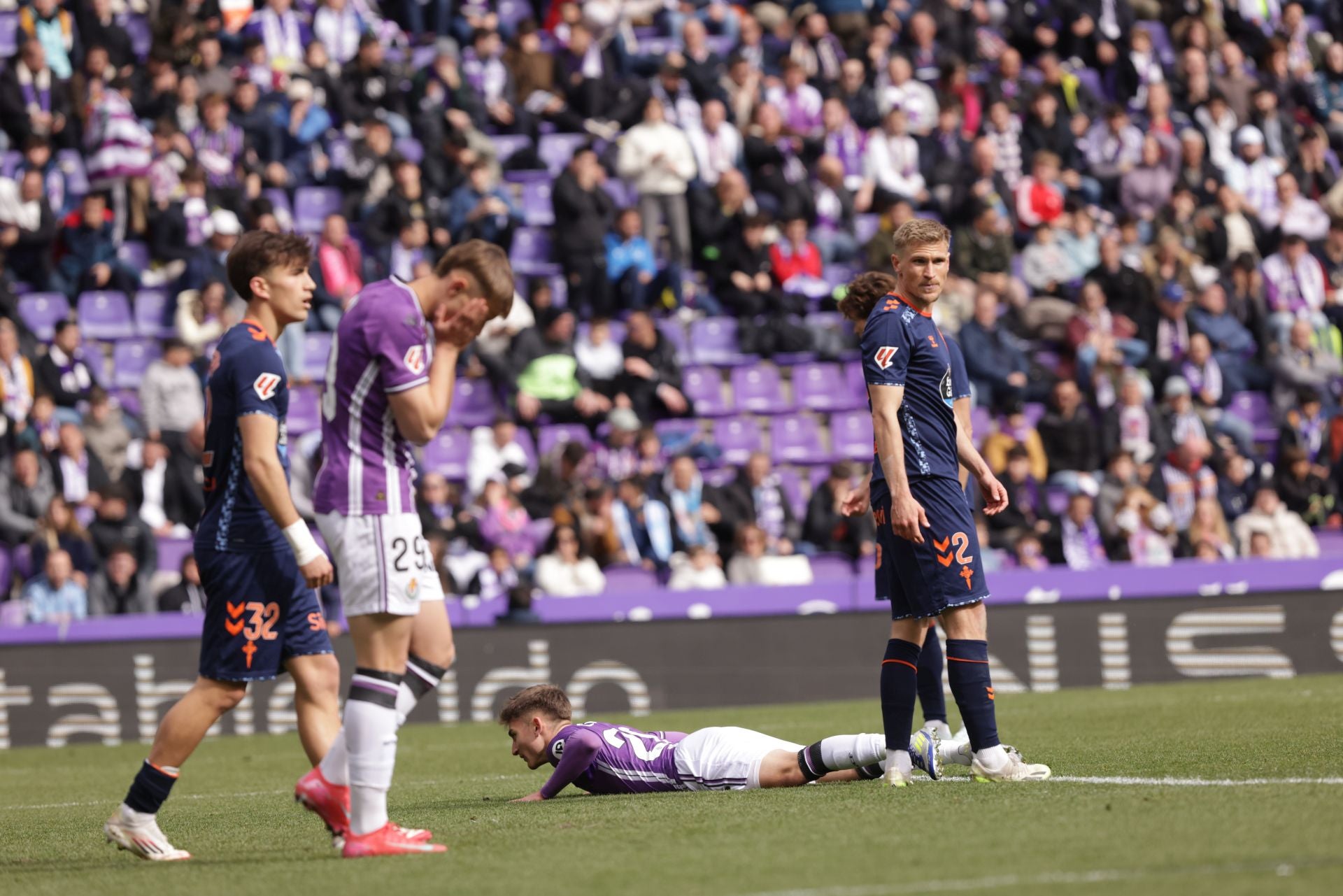 Las mejores imágenes del partido del Real Valladolid