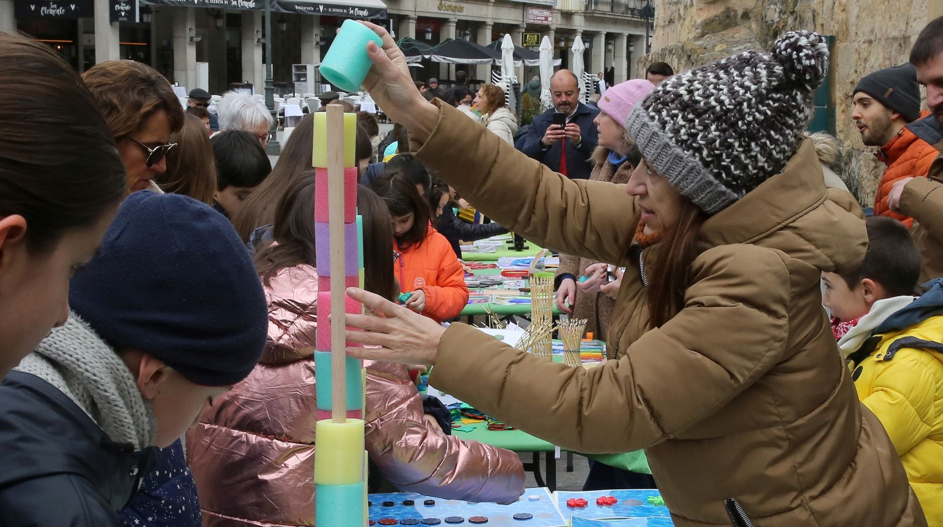 Fotografías de los juegos matemáticos en Segovia