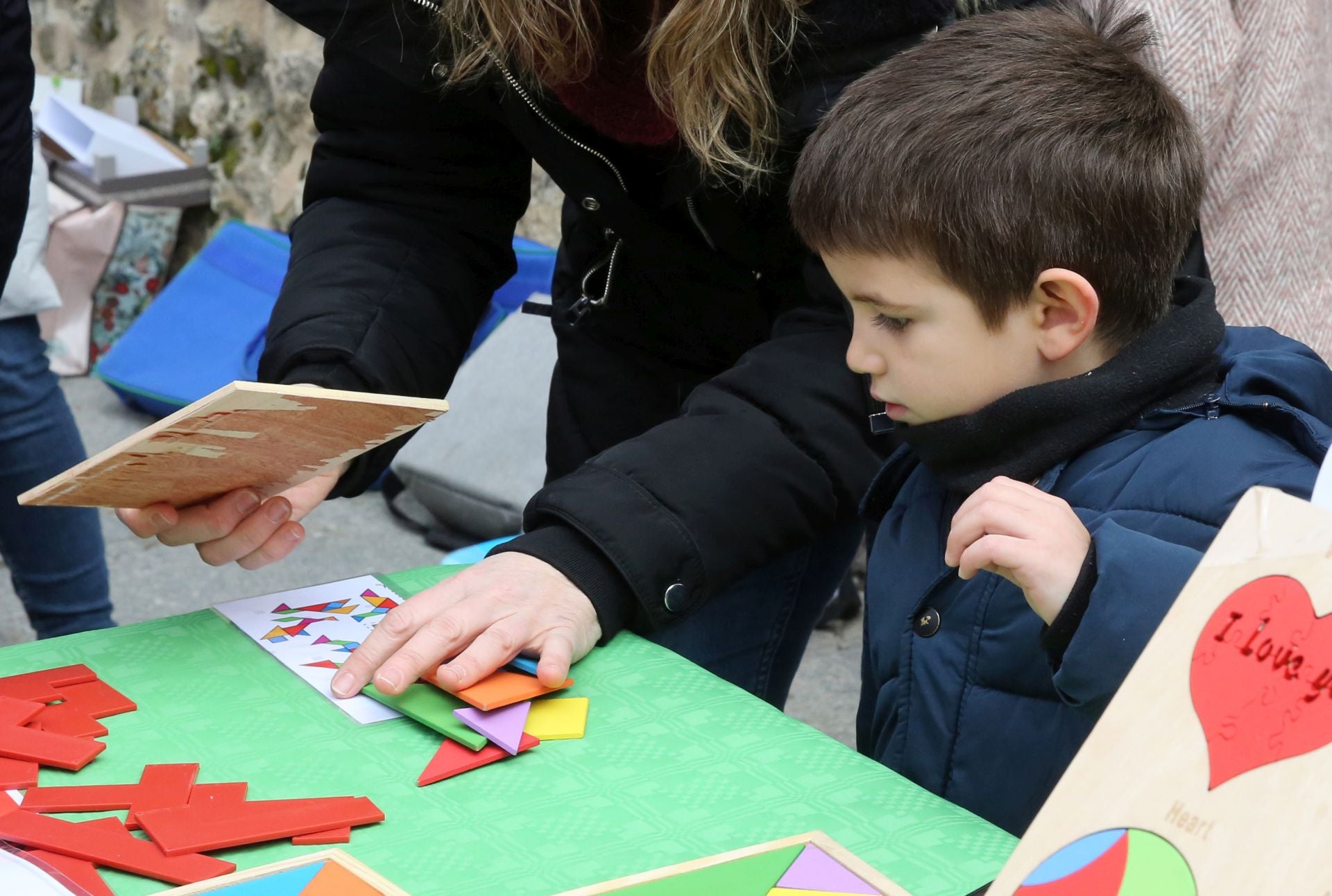 Fotografías de los juegos matemáticos en Segovia