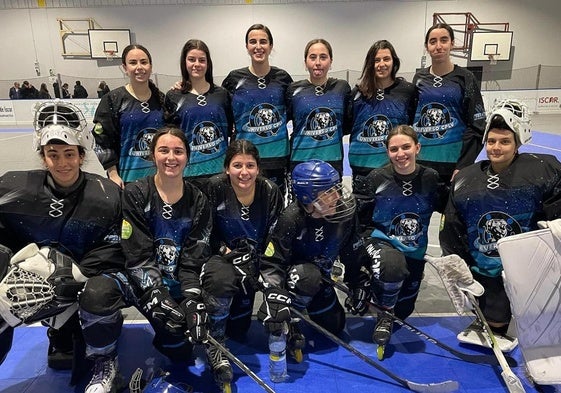El equipo de Las Panteras, tras la victoria en Íscar.