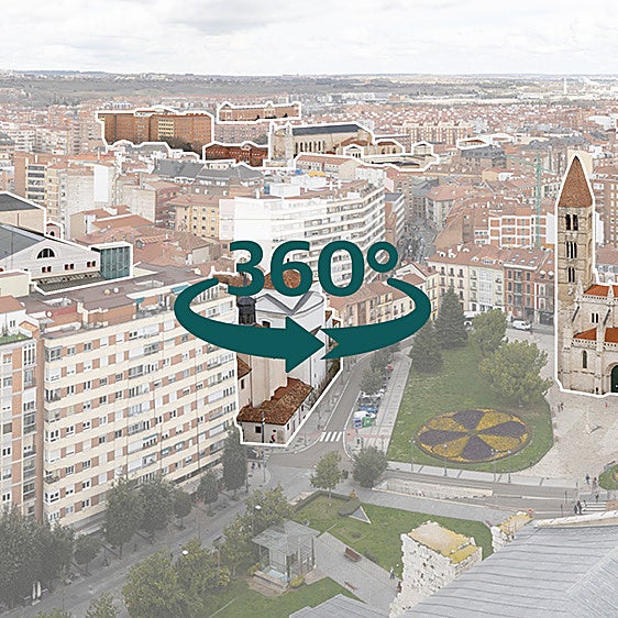 Así se ve Valladolid desde el mirador panorámico de la catedral
