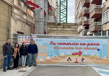 Trampantojo con el que se quiere dar visibilidad a los coemrcios.