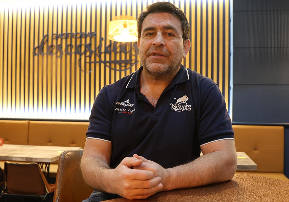 Fernando de la Calle, excapitán del equipo de rugby vallisoletano VRAC Quesos Entrepinares.