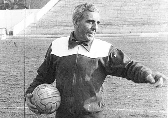 Antonio Barrios, en un entrenamiento.