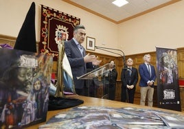 El presidente de la Hermandad de Cofradías presenta el programa de la Semana Santa de Palencia.