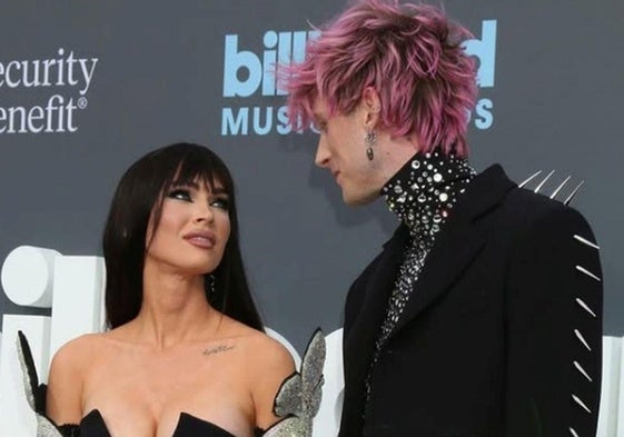 Megan Fox con Machine Gun Kelly, en una imagen de archivo.