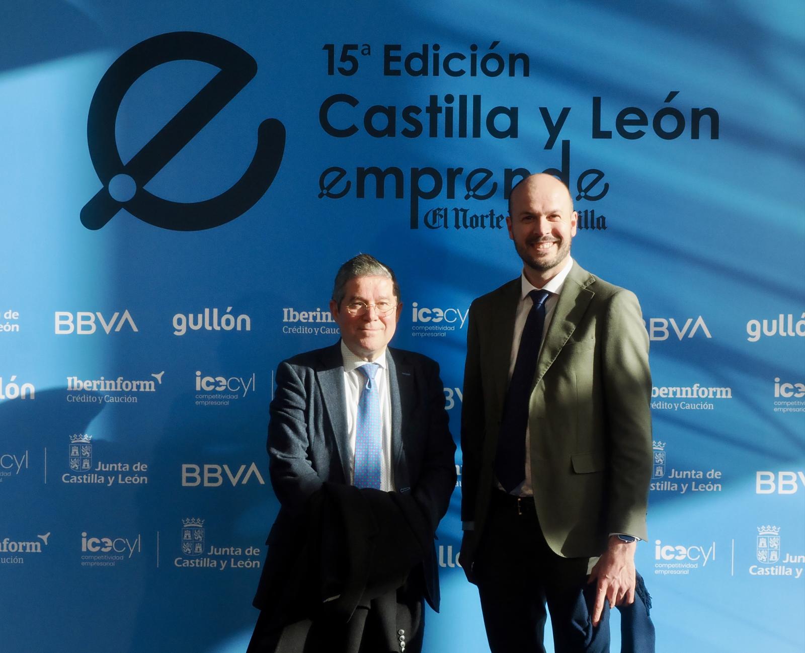 Carlos Magdaleno, vicepresidente CEOE y Daniel Alonso, director de Emprendimiento de la ULE