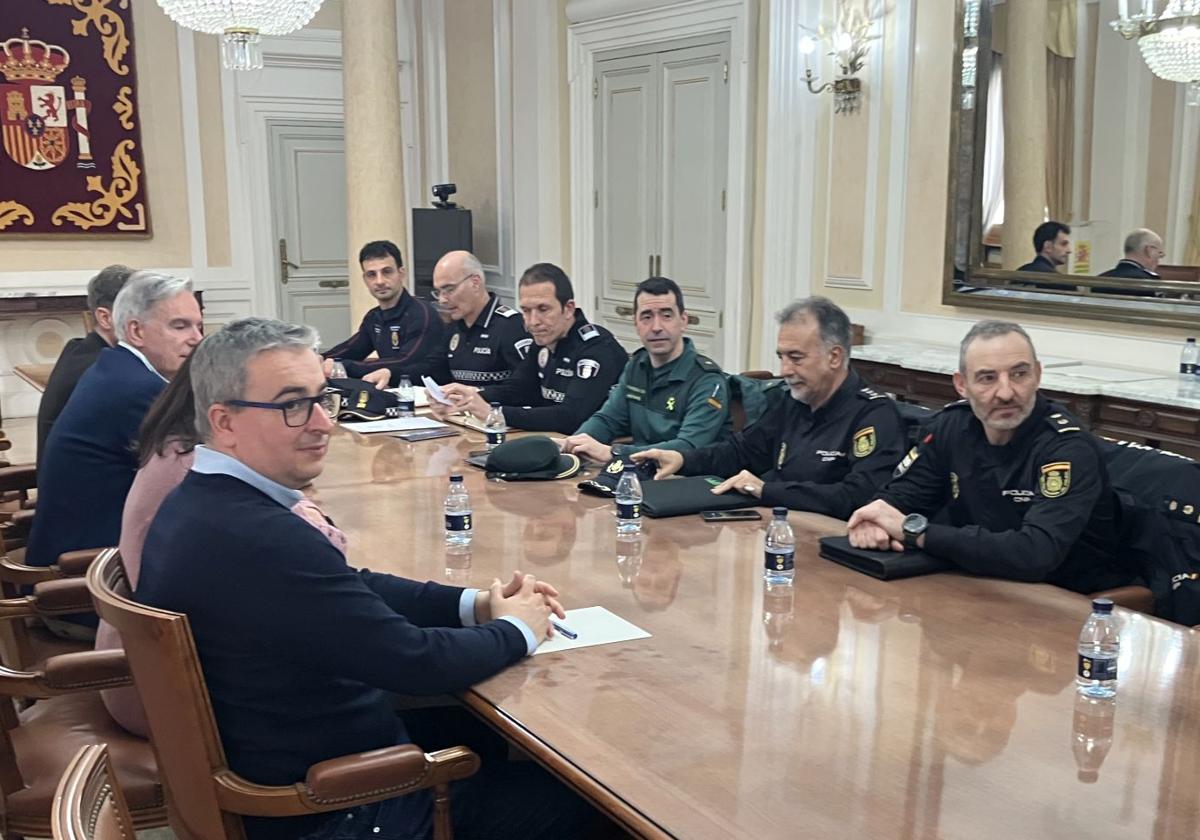 Junta Local de Seguridad de Semana Santa en la Subdelegación.