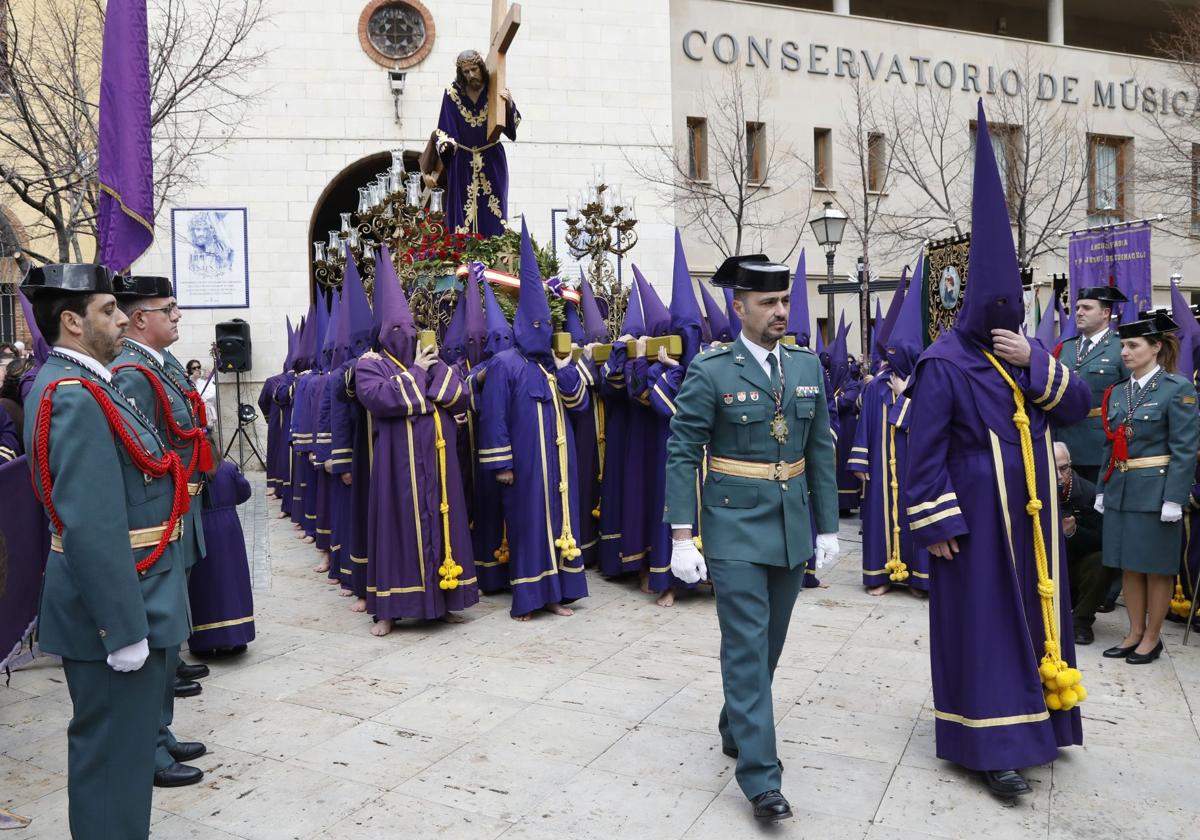 Programa y recorrido de las procesiones del Viernes Santo en Palencia