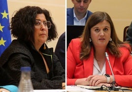 Rosalía Serrano (PP) y Clara Martín (PP).