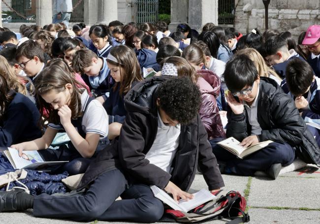 Un momento de lectura en San Pablo.