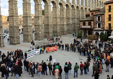 Un centenar de personas exige declarar Segovia como zona de mercado residencial tensionado